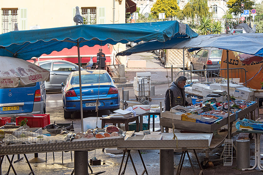 Fish market at the 'Place Saint-François'