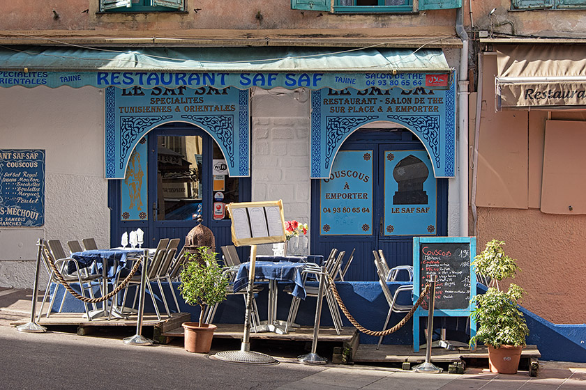 Tunisian restaurant in the 'Rue Sainte-Claire'
