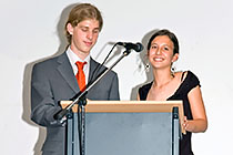 Student speech: Eric Kiechle and Francesca "Kika" Cavallaro