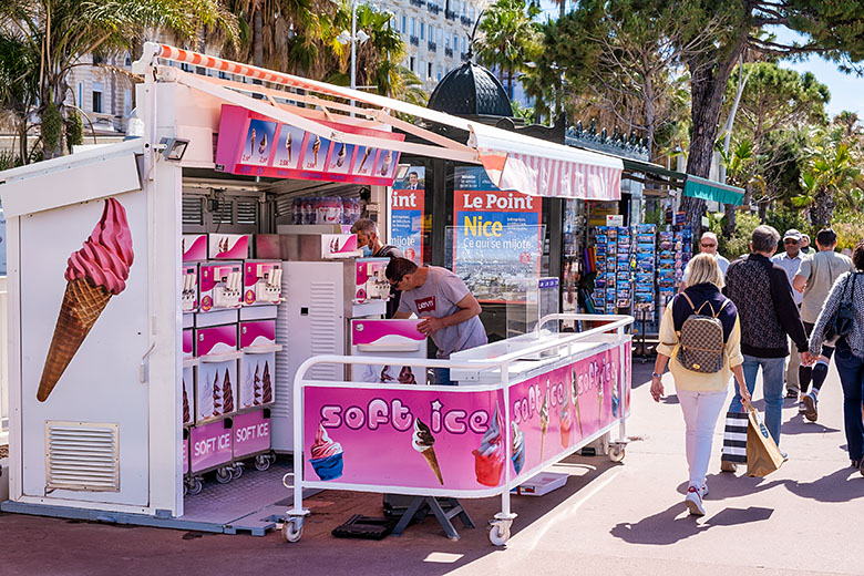 For the first time in months, the soft-ice vendors are getting ready