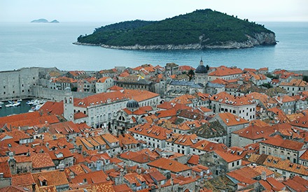 The rooftops of Dubrovnik