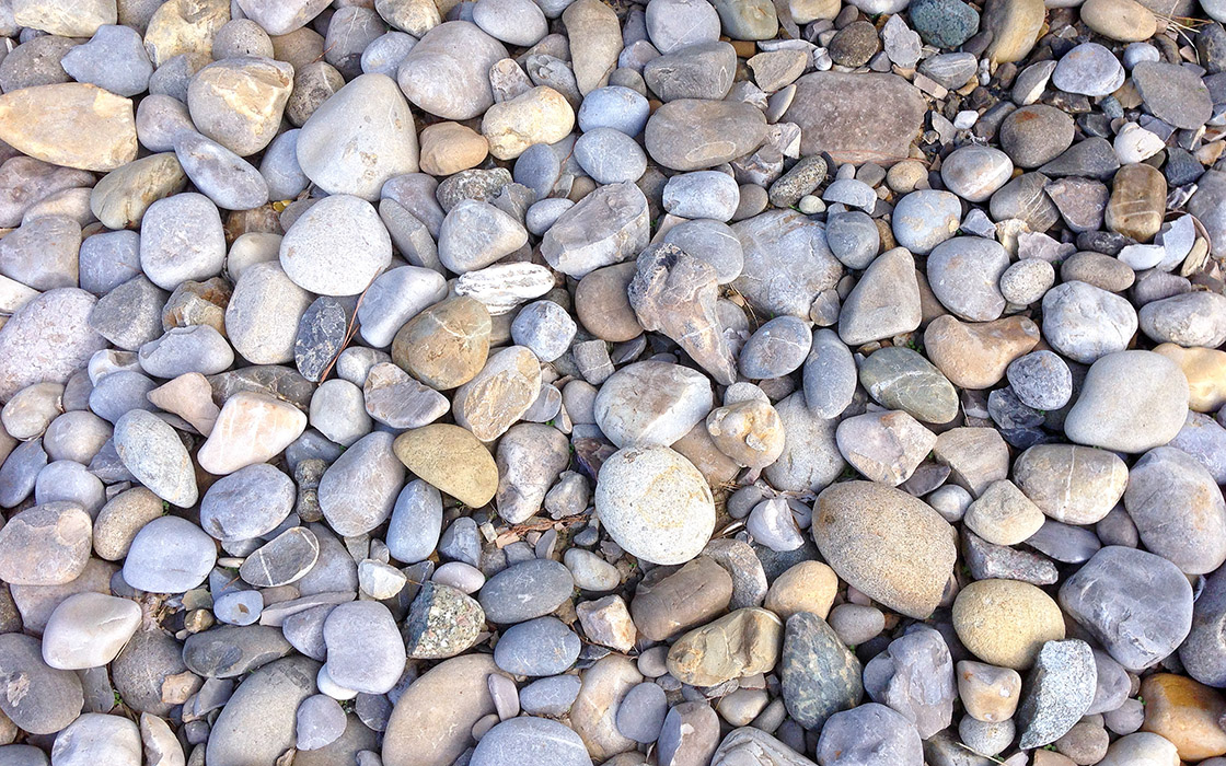 Pebbles on the Amadeus campus in Sophia Antipolis, France (iPhone 5 photo)