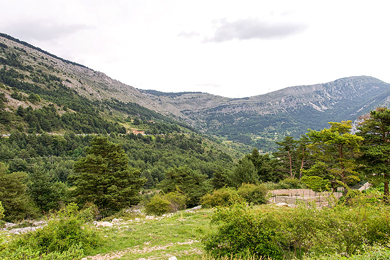 The road to Grasse from where we had come