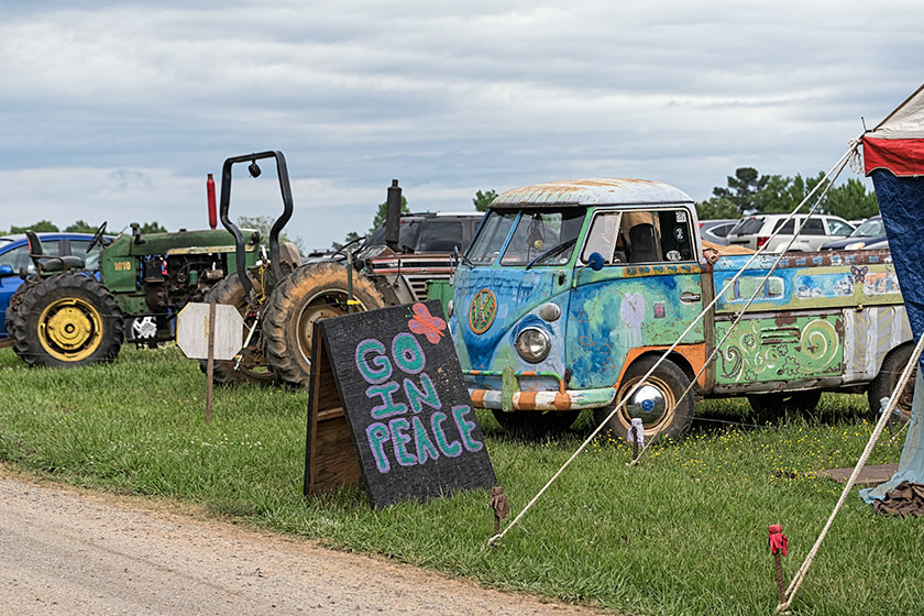 There were some pretty interesting vehicles in the parking lot!