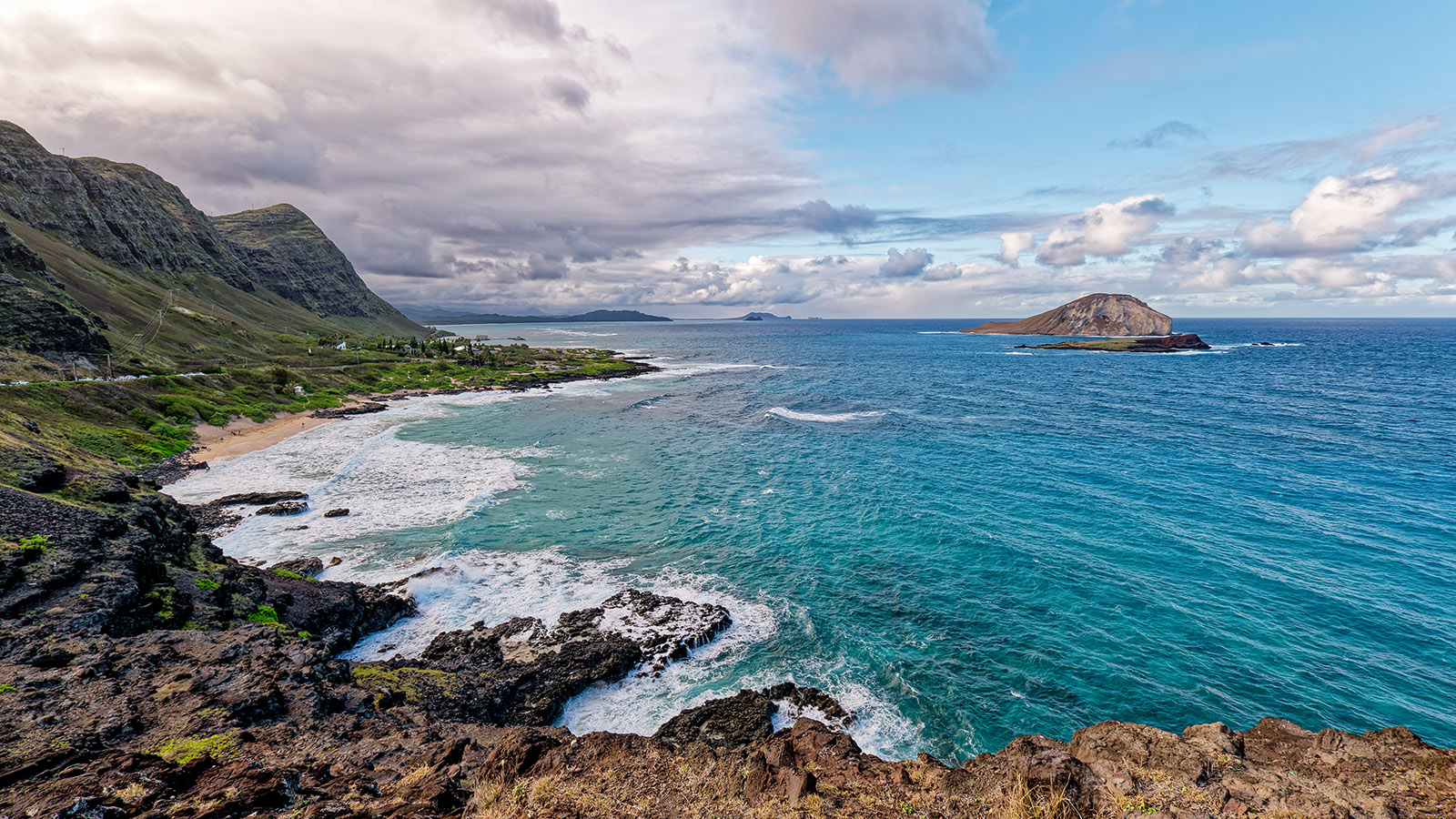 The Pacific Ocean seen from Makapu'u Lookout