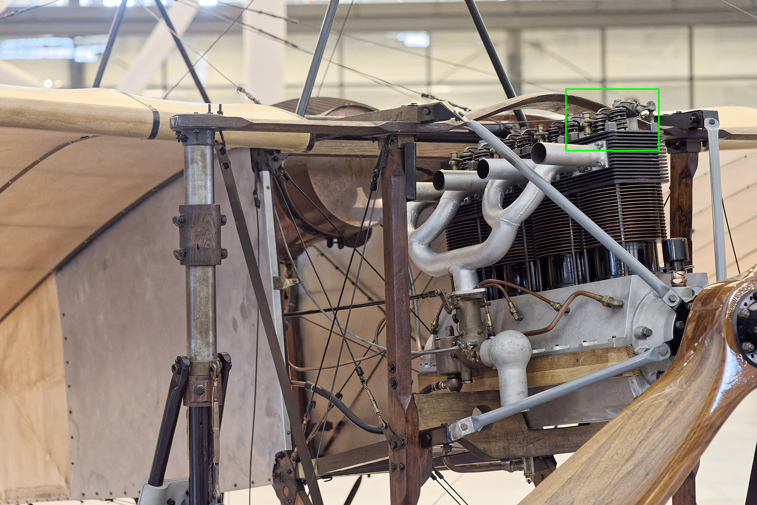 Blériot XI monoplane, NASM, Chantilly, Virginia, March 2018, Nikon D750 – ISO 10000 – 1/60 – ƒ/5.0 – 85mm. (Click to download the raw file)