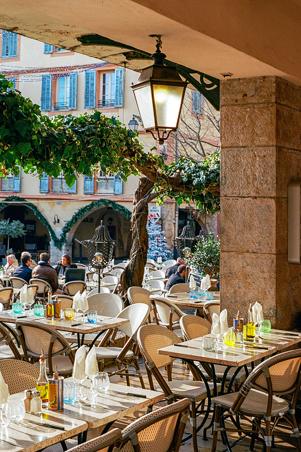 Valbonne, 'Café des Arcades'