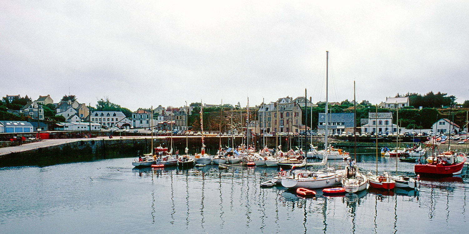 Port Tudy, the main harbor of the island of Groix