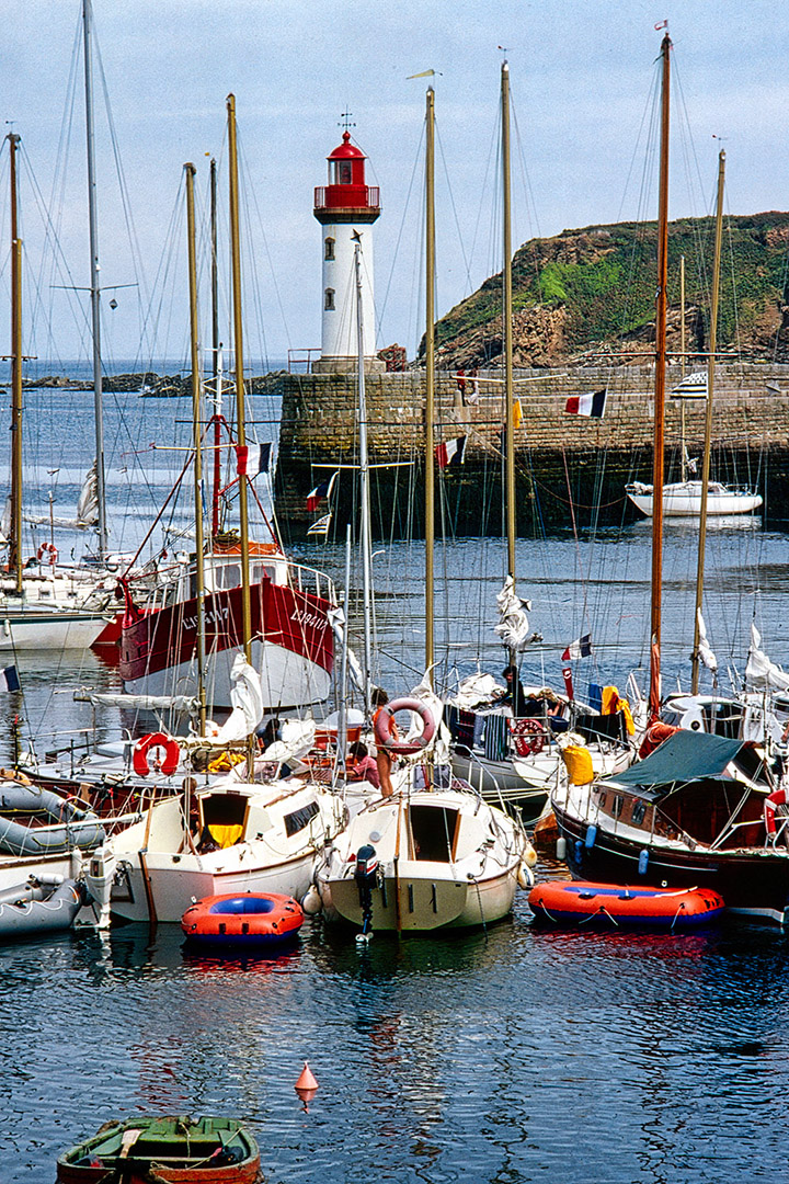 Looking towards the harbor entrance