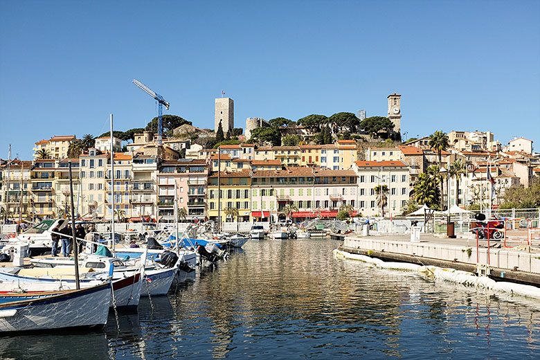 Looking across the harbor to the Suquet