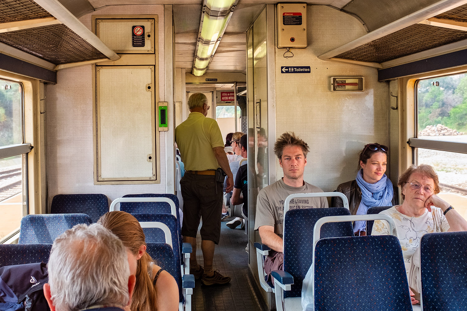 On the Train from L'Île Rousse to Calvi