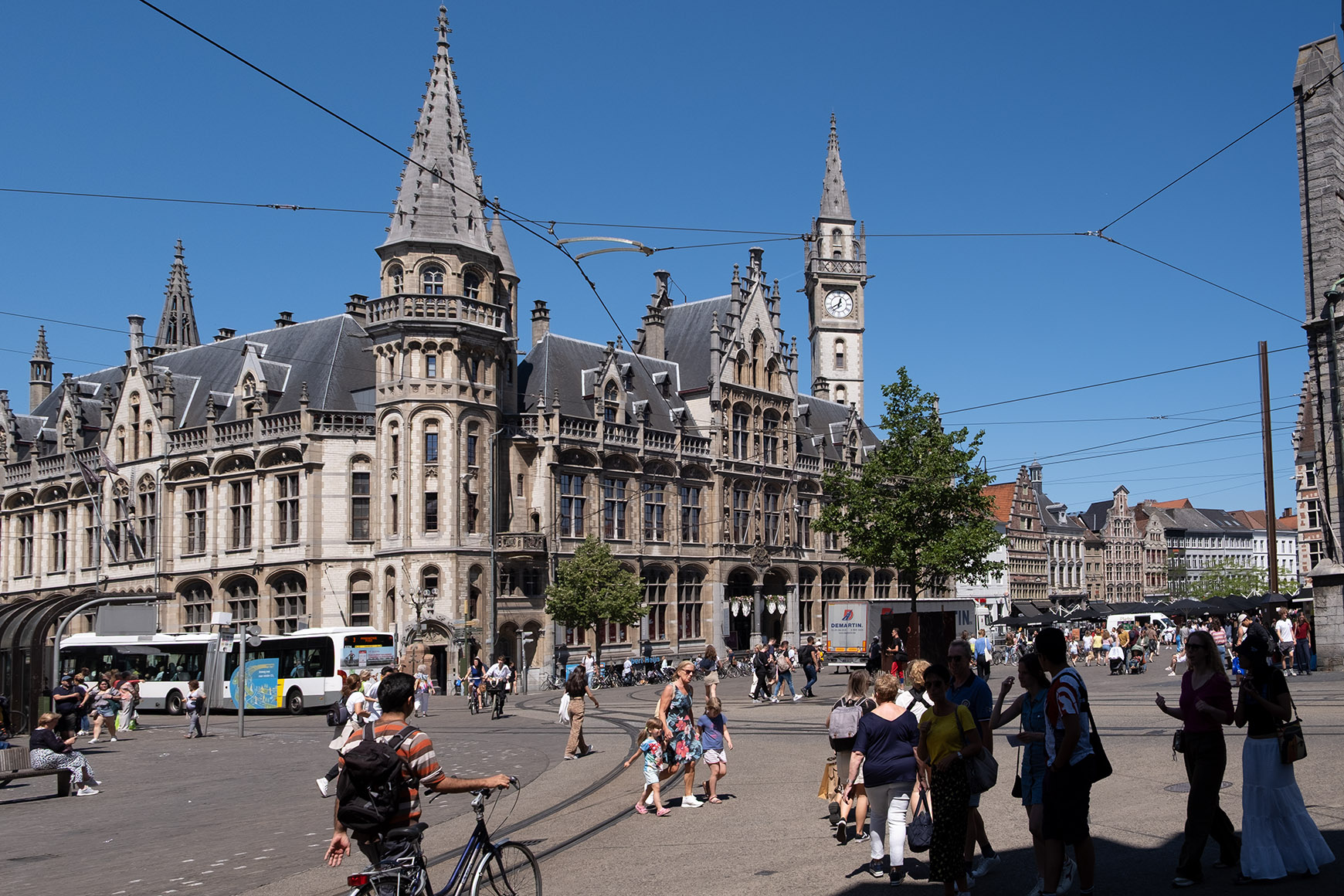 Before processing, Old Post Office Building, Ghent, Belgium