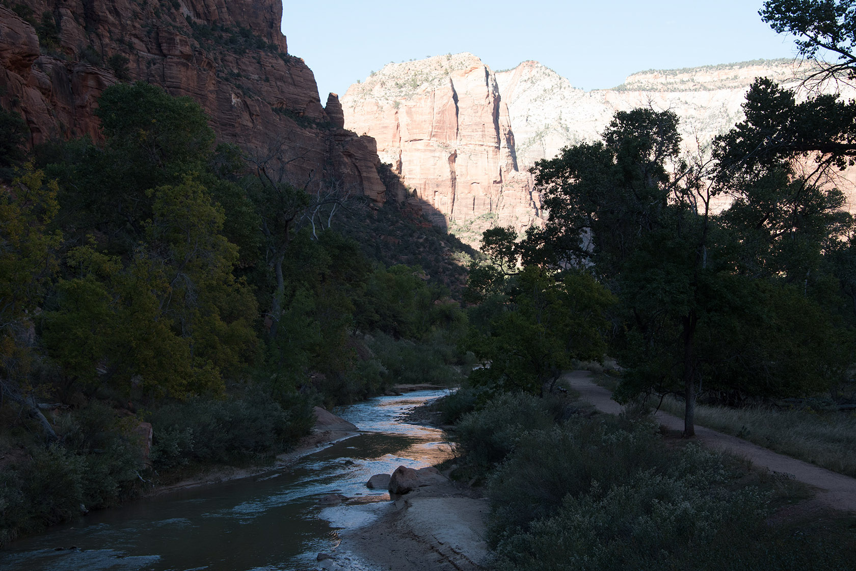 Virgin river, raw image file converted to JPEG without adjutsments except size