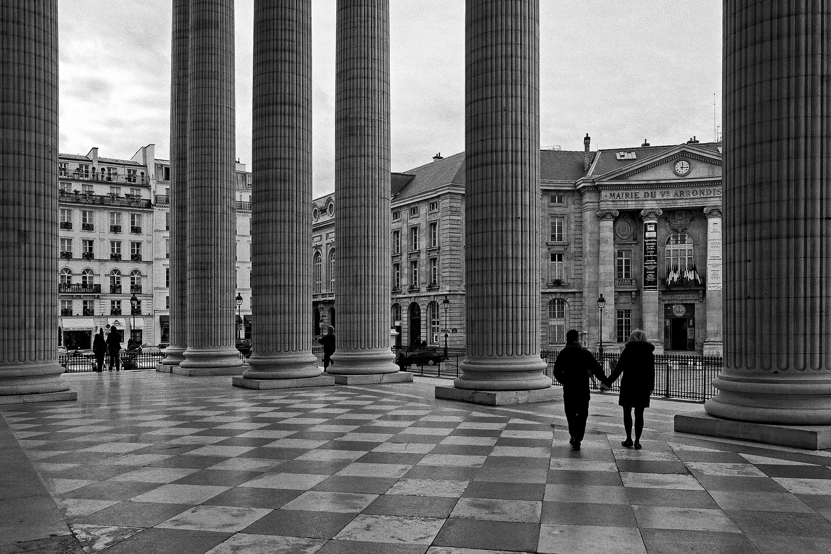 At the Pantheon in Paris, raw image file, post-processed, resized, and converted to JPEG