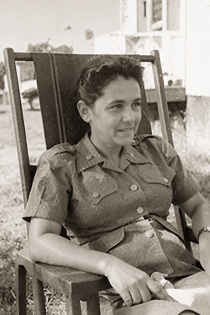 After processing, Outdoor portrait (1948)