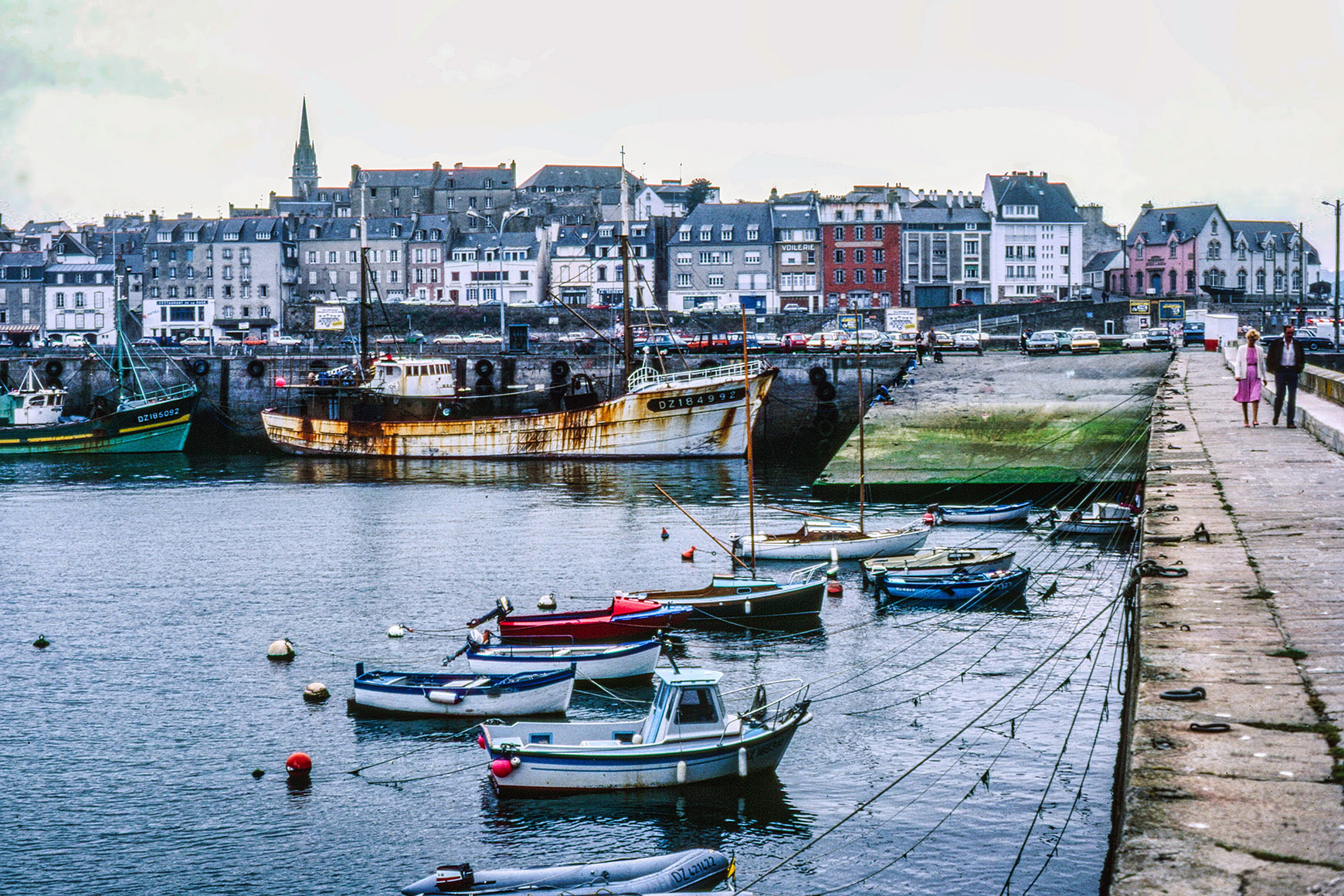 Before processing, Port of Rosmeur in Douarnenez, Brittany, France (1981)