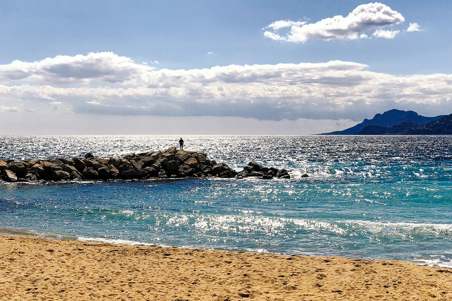 At the 'Plage du Midi'