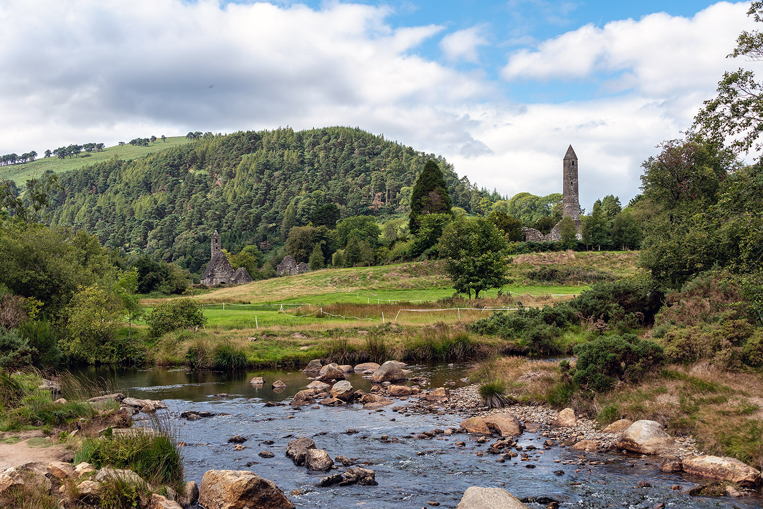 The Glendalough medieval monastic settlement