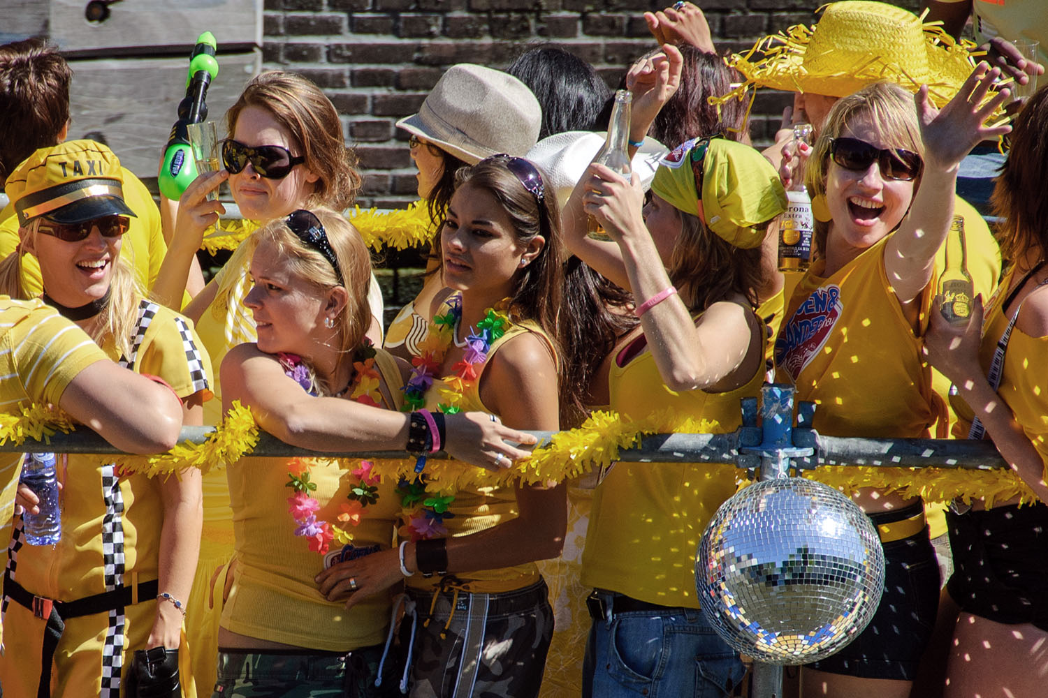 Gay Pride parade participants