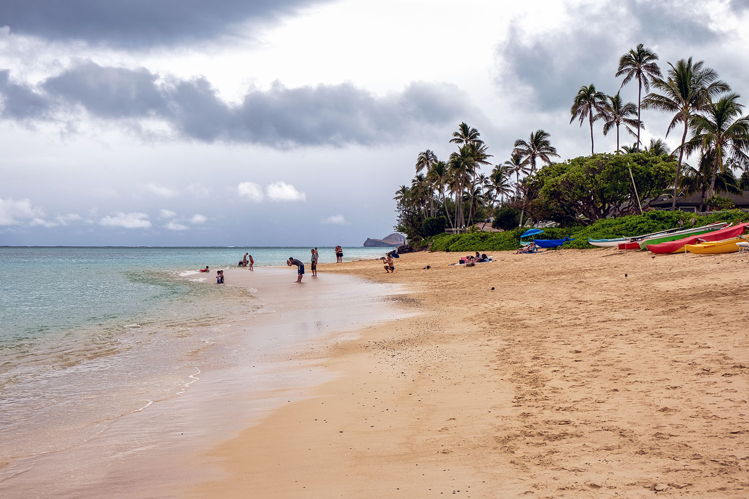 Lanikai Beach, on the east end of Kailua
