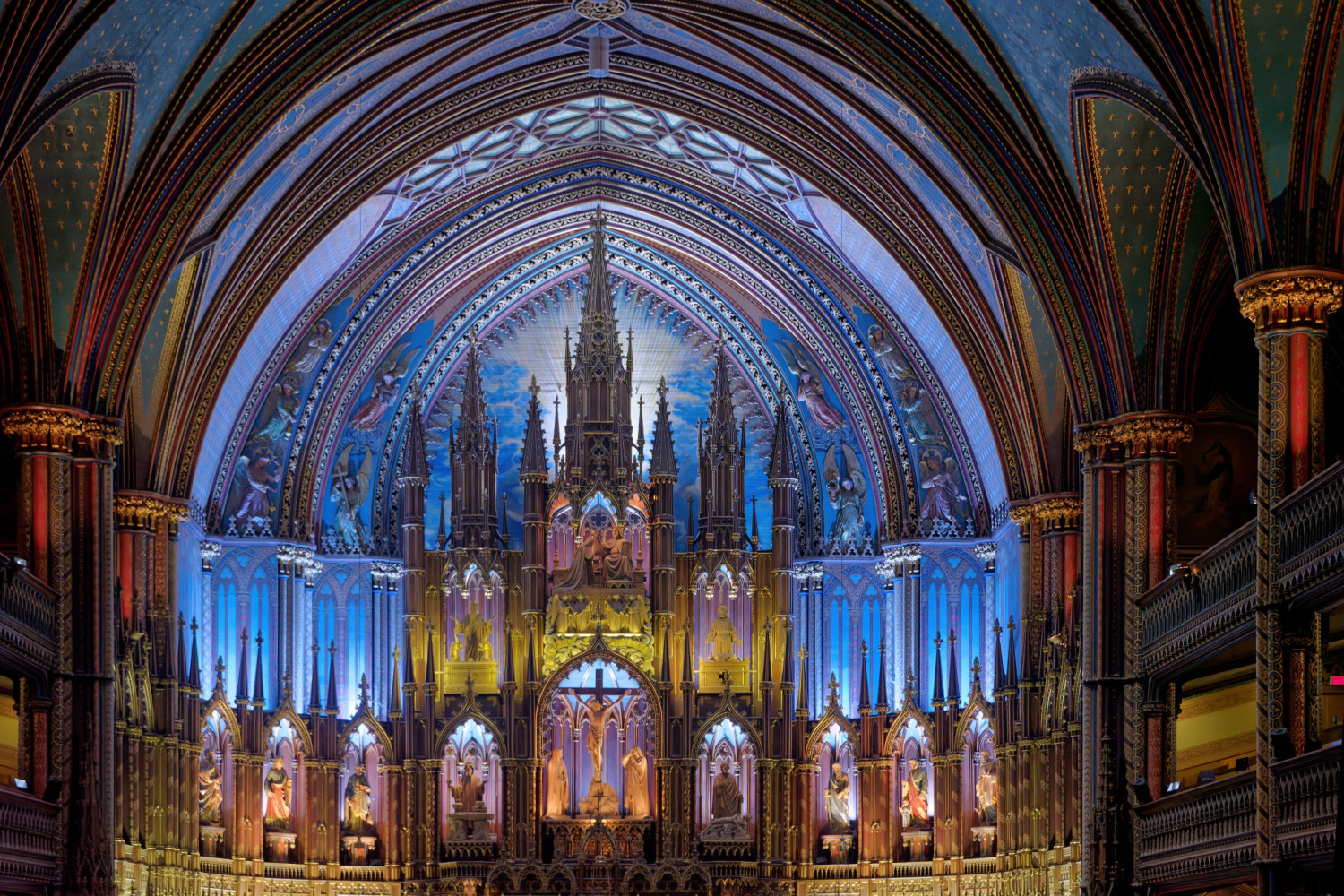 In the Notre Dame Basilica