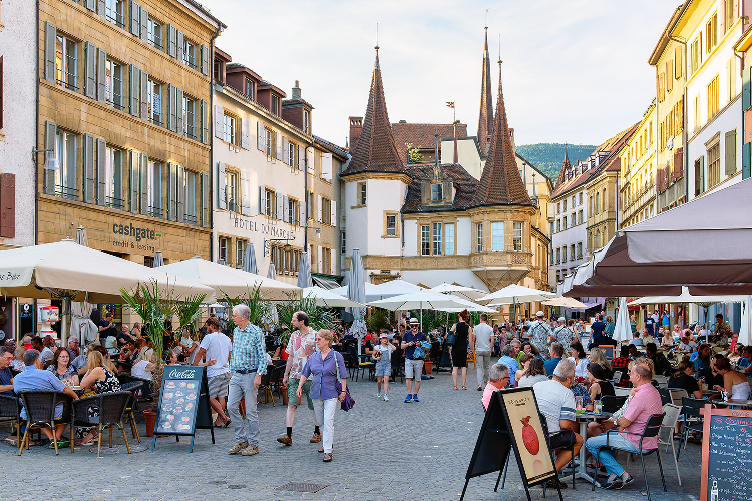 On the 'Place des Halles'