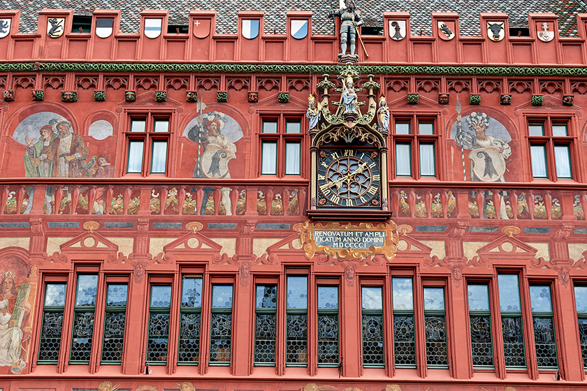 Basel, Switzerland, City Hall, 57mm (unmodified)