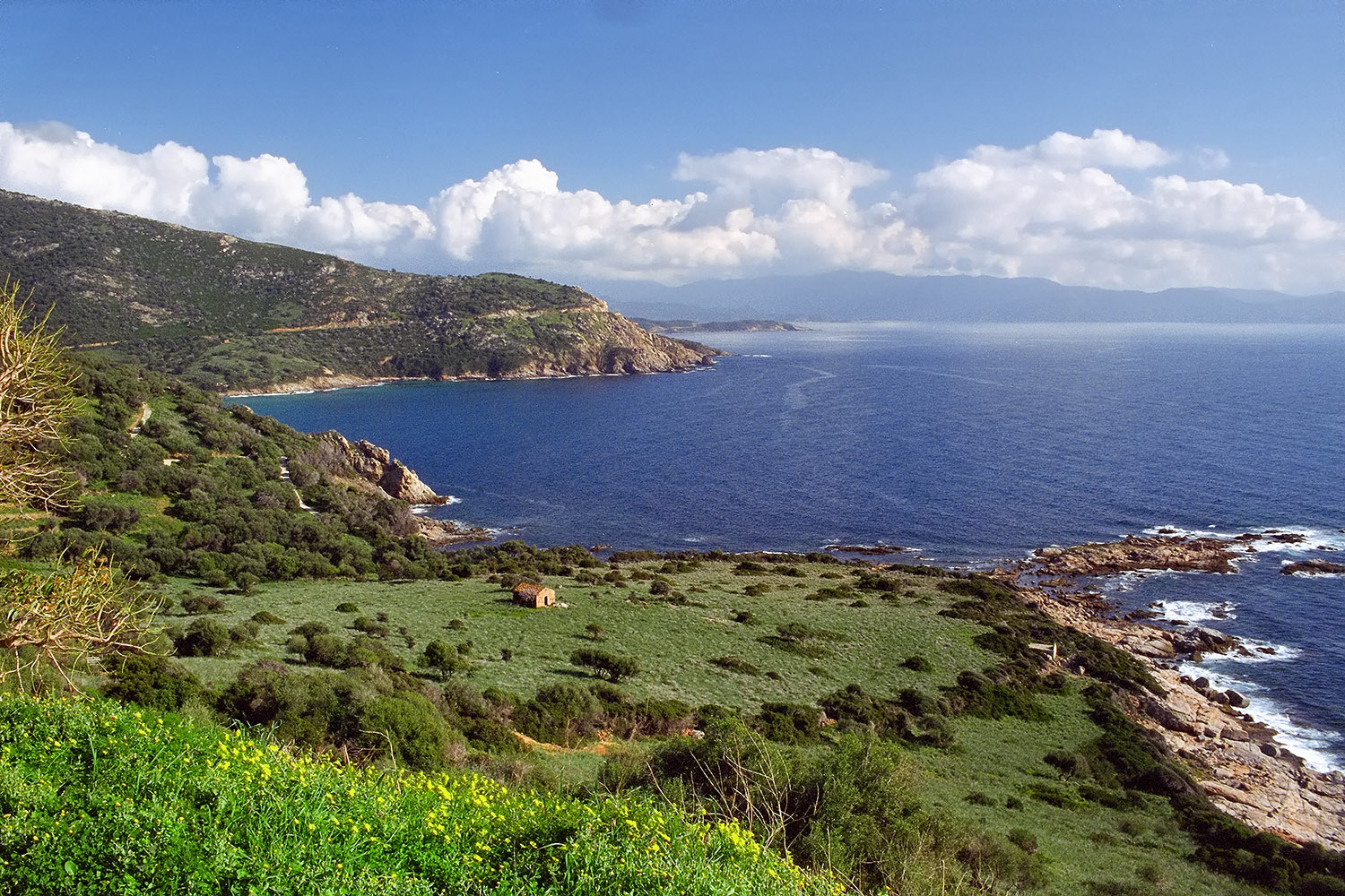 Along Corsica's west coast
