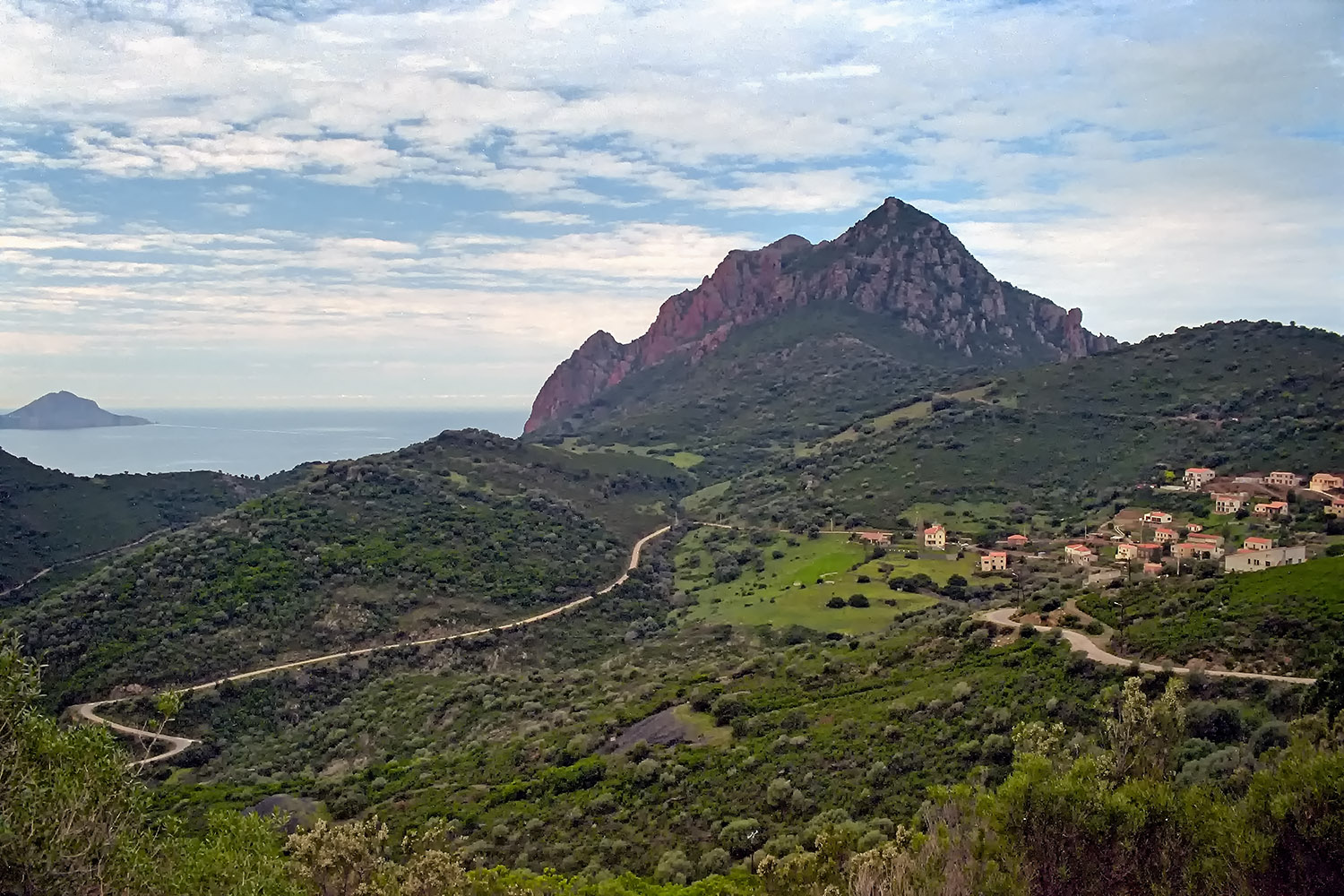 On the road from Porto to Calvi