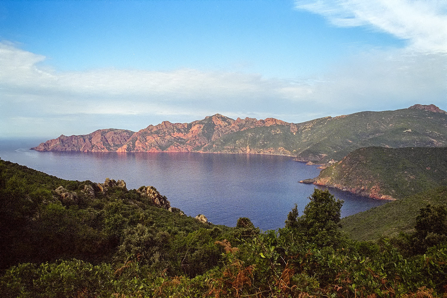 On the road from Porto to Calvi