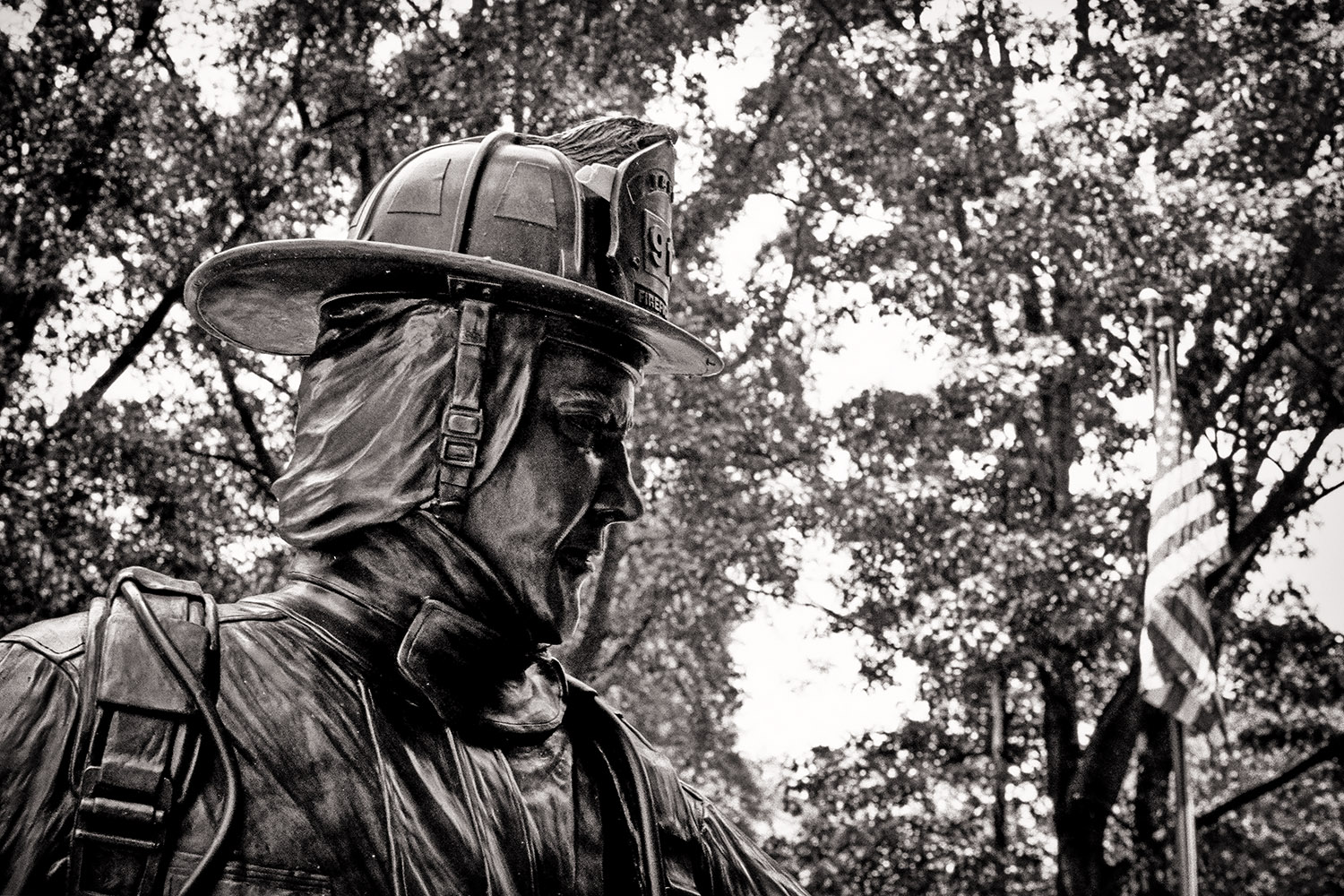 Fallen Firefighters Memorial (detail)
