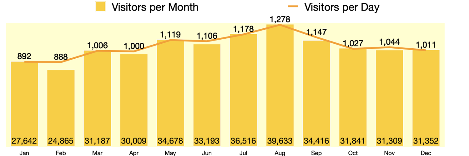 Visitors 2021