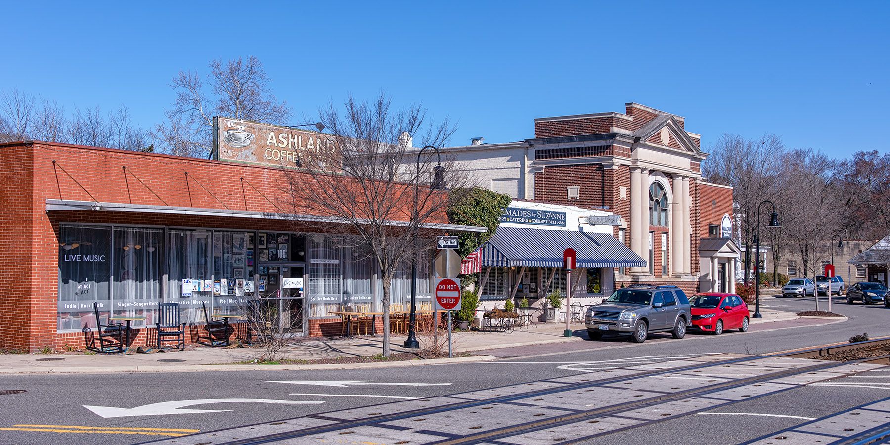 Ashland Coffee and Tea at 100 North Railroad Avenue, our reason for being here