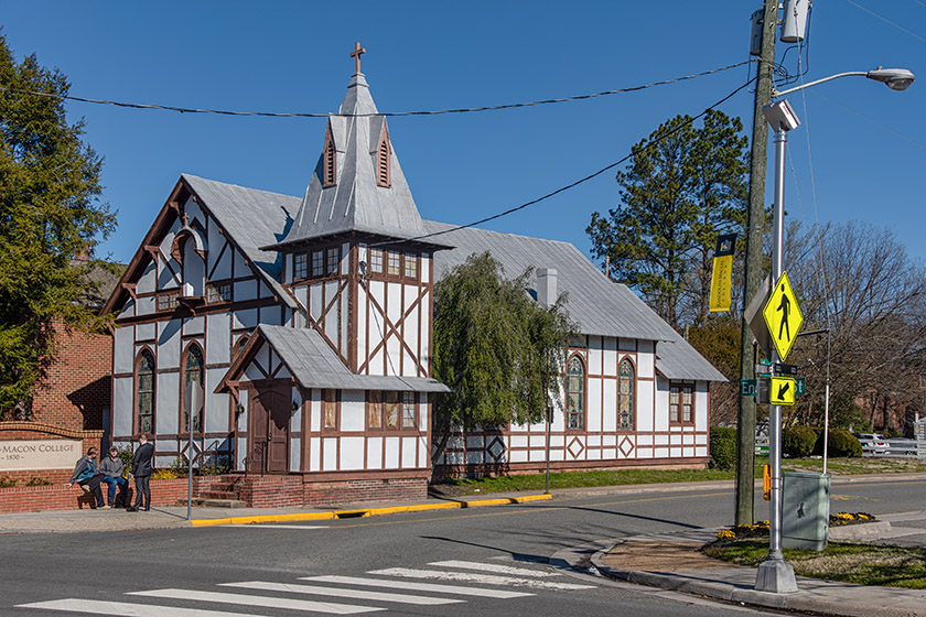 The old St. Ann's Church, now part of the Randolph-Macon College