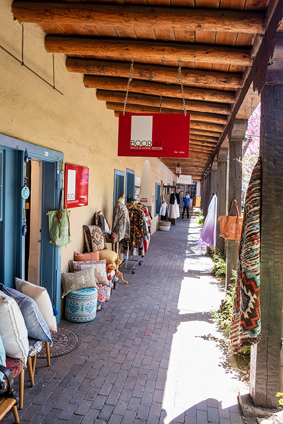 Shops along East Plaza Avenue