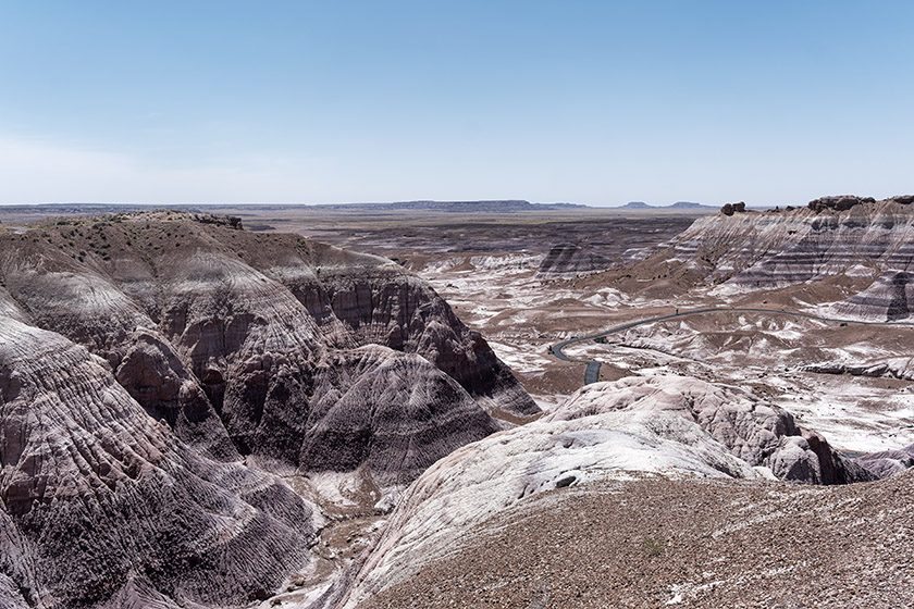 View from the Blue Mesa Scenic Road