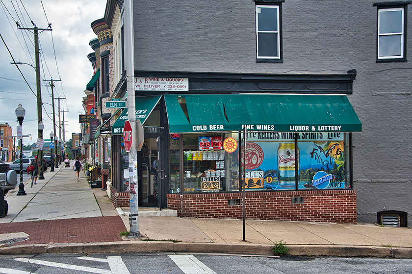 Corner of Elm Avenue and West 36th Street