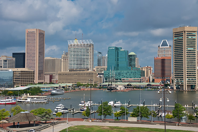 View on the Inner Harbor from Federal Hill