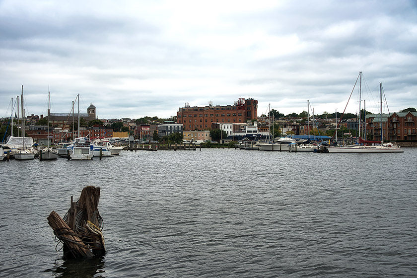 View from the Baltimore Waterfront Promenade