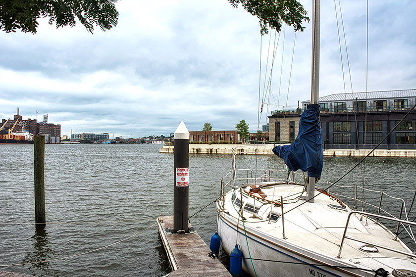 On the Baltimore Waterfront Promenade