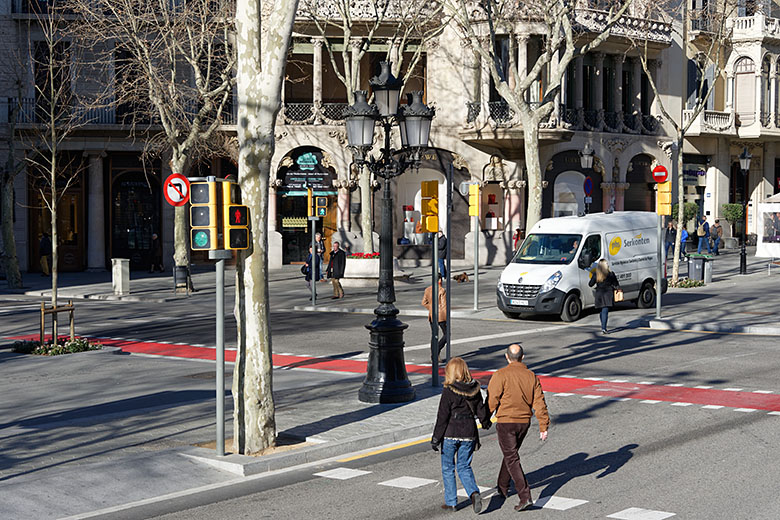 On 'Passeig de Gràcia'