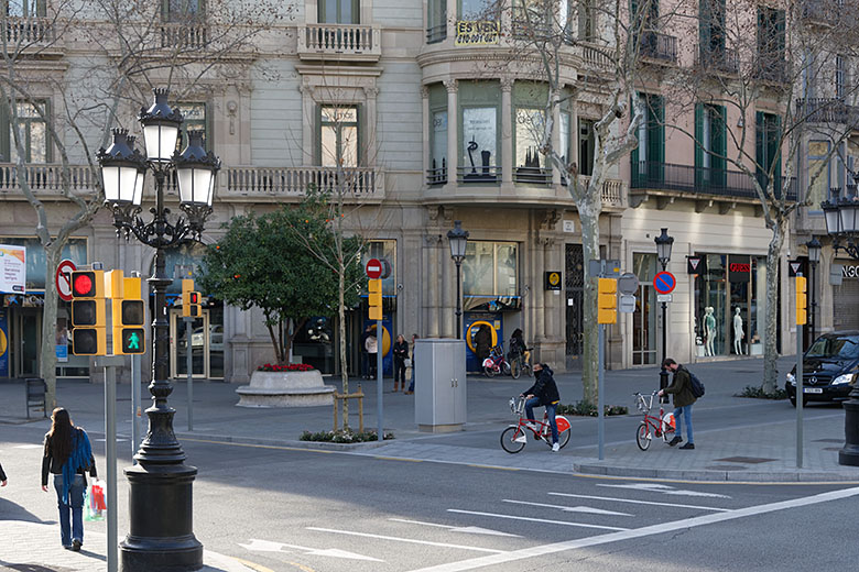 On 'Passeig de Gràcia'