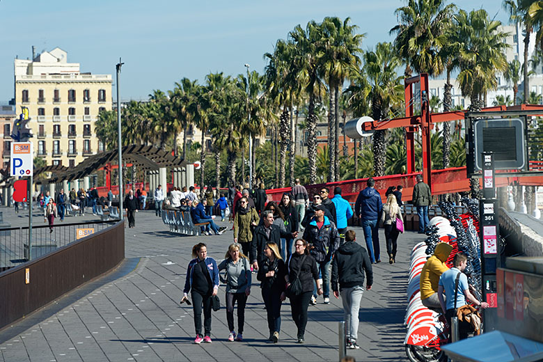 Seaside promenade