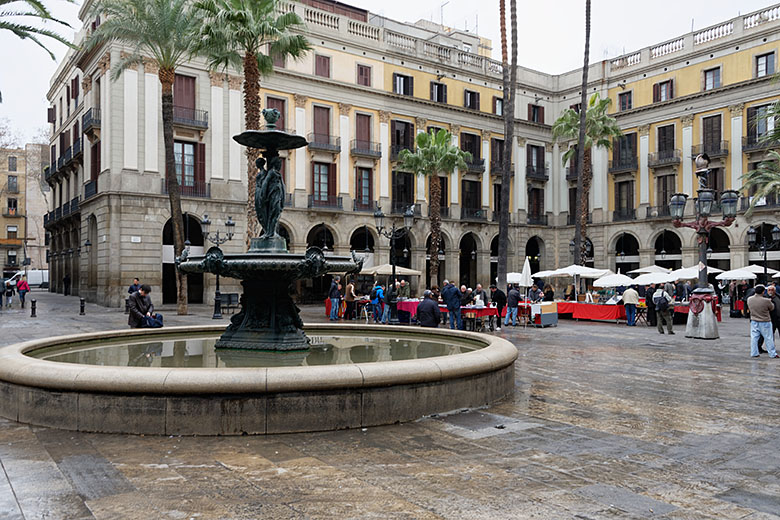 The 'Plaça Reial'