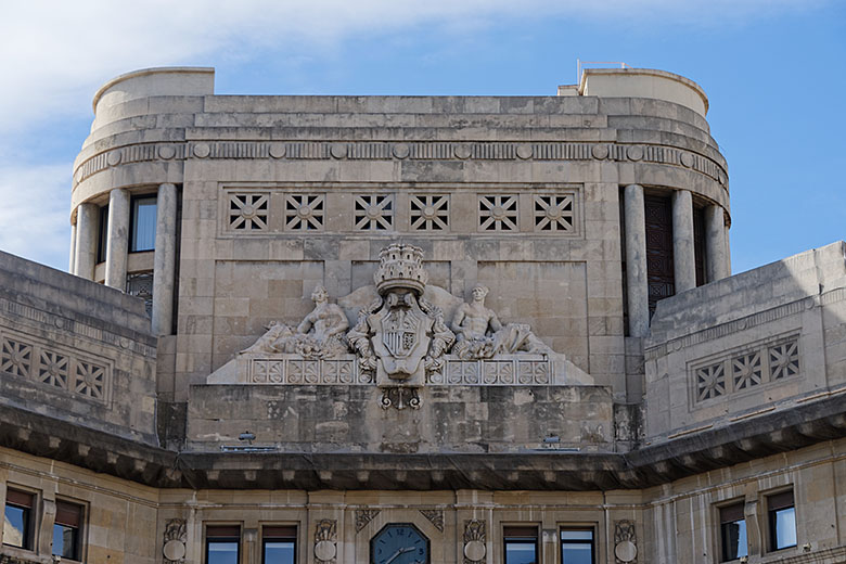 The massive 'Caixa Catalunya' headquarters