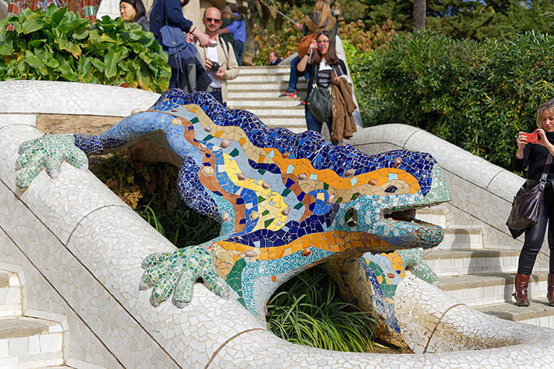 The multicolored mosaic salamander