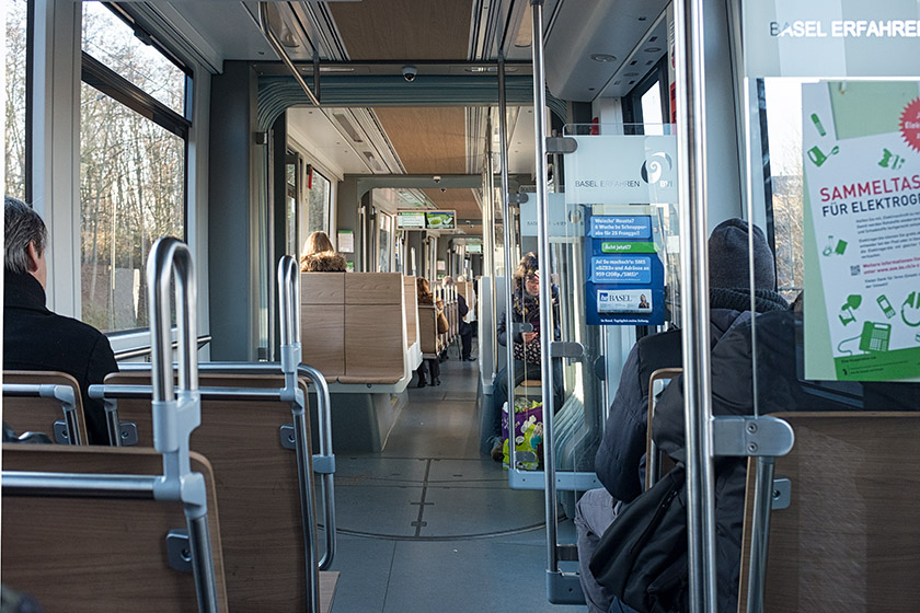 On the number 8 tramway line to Weil am Rhein