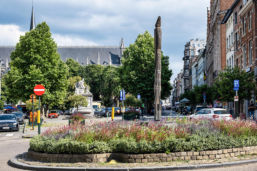 Up on the 'Place du Grand Sablon'