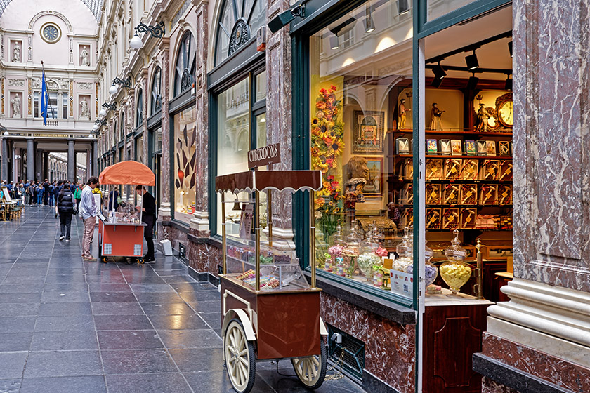 ...is a very classy indoor shopping mall built in the mid-19th Century.