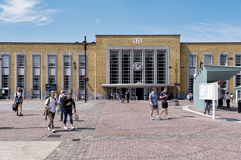 The Bruges railway station